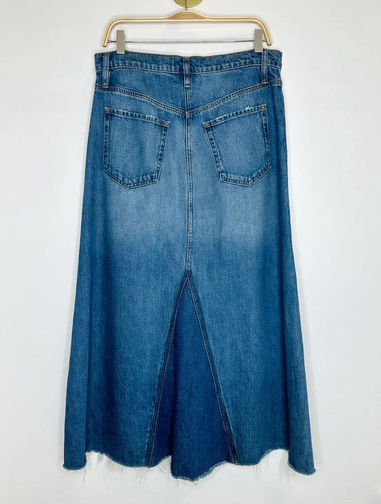 A-Line Denim Skirt