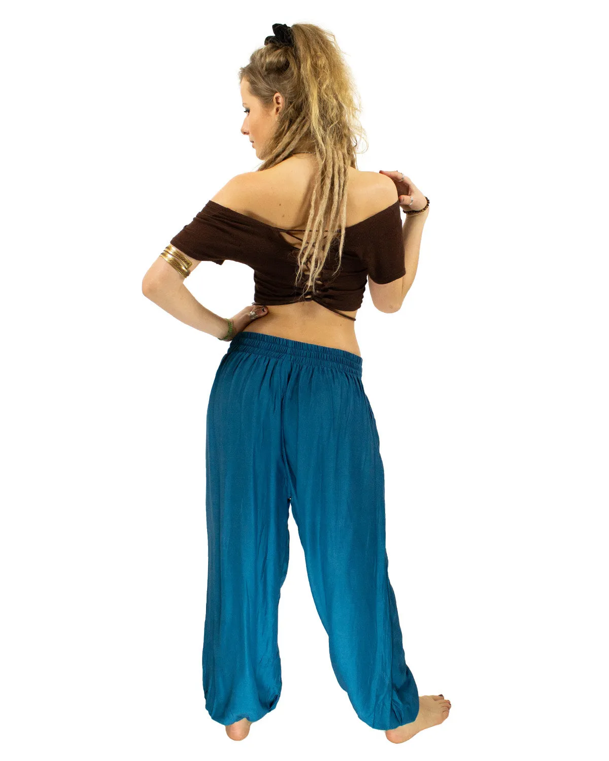 Aladdin Harem Pants Sapphire Blue