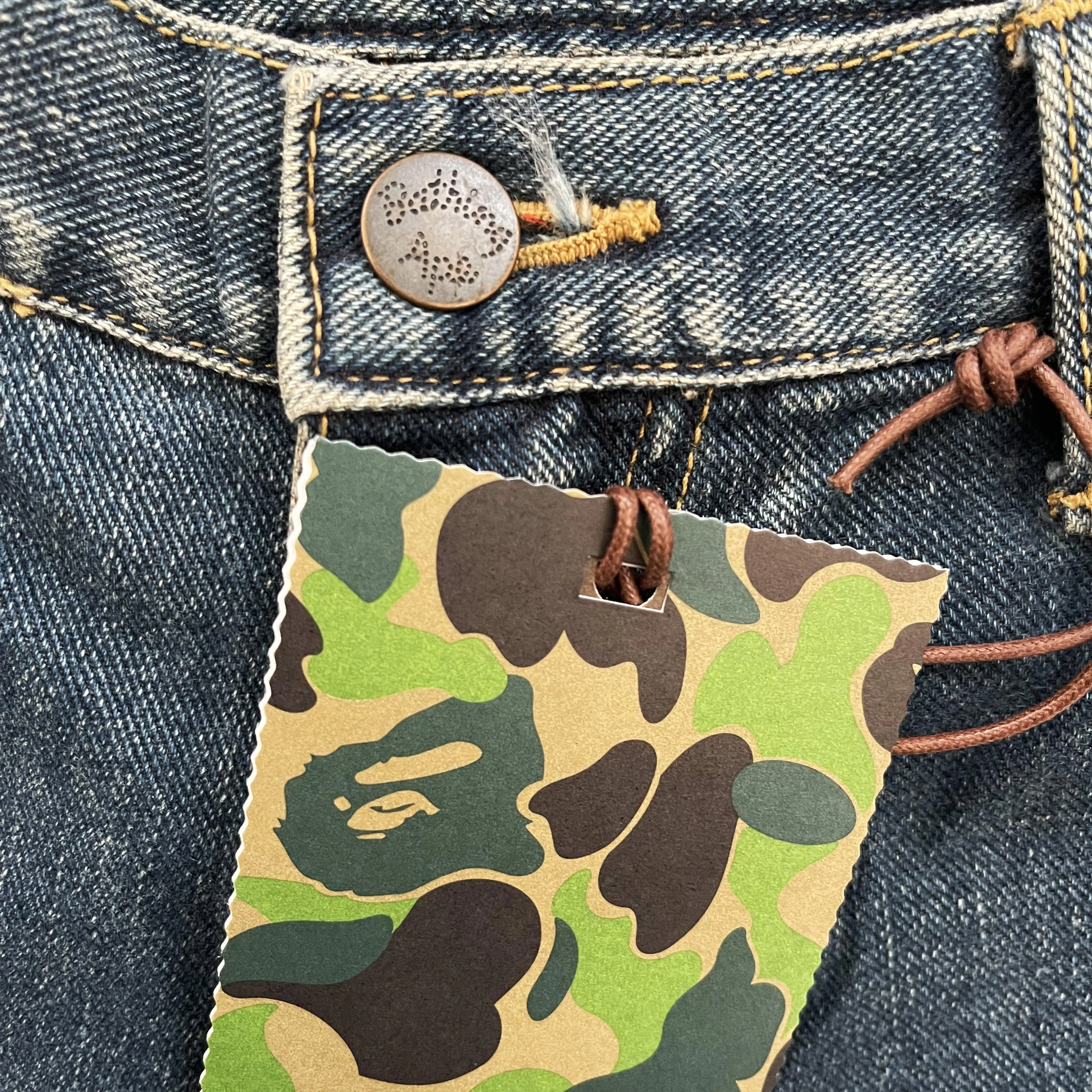 Bape Denim Shorts - L