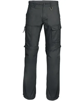 Black - 2-in-1 multi-pocket trousers