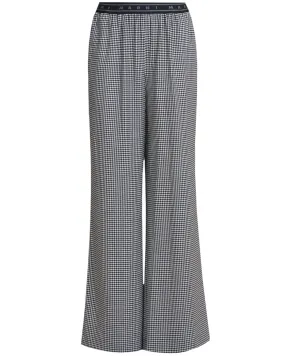 Black and White Check Palazzo Pant