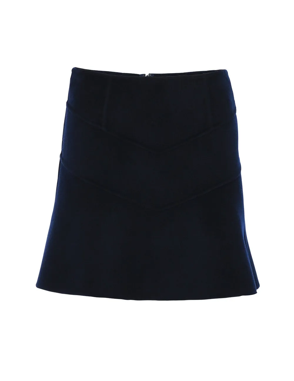 BORA AKSU Chic Wool A-Line Mini Skirt