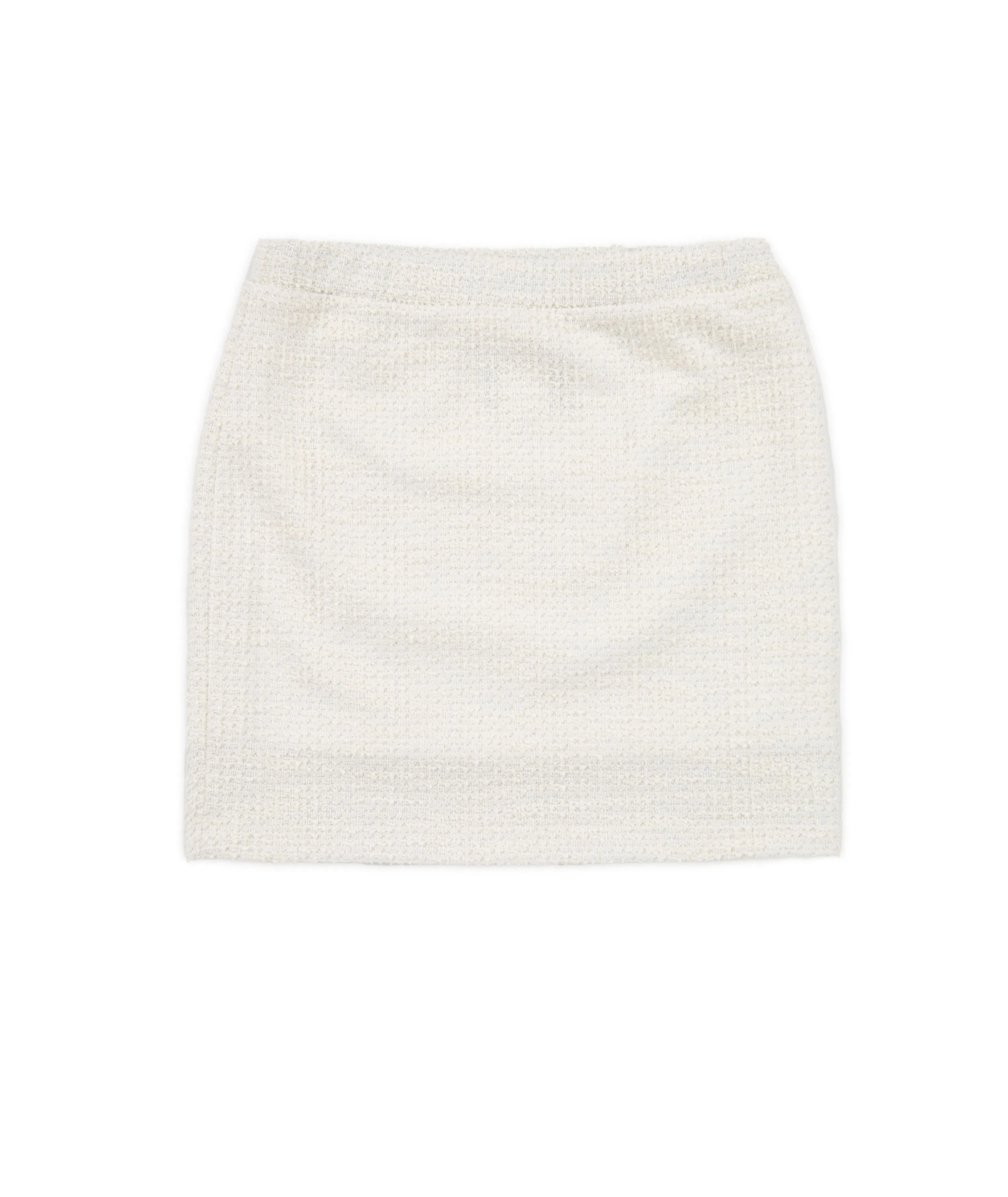 By Debra Girls Ivory Boucle Straight Skirt