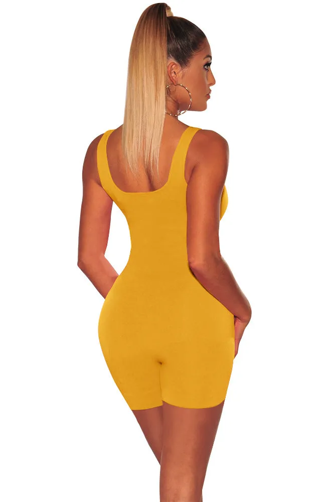 Casual Sexy Women's Backless Slim Playsuit