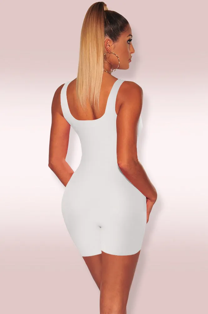 Casual Sexy Women's Backless Slim Playsuit