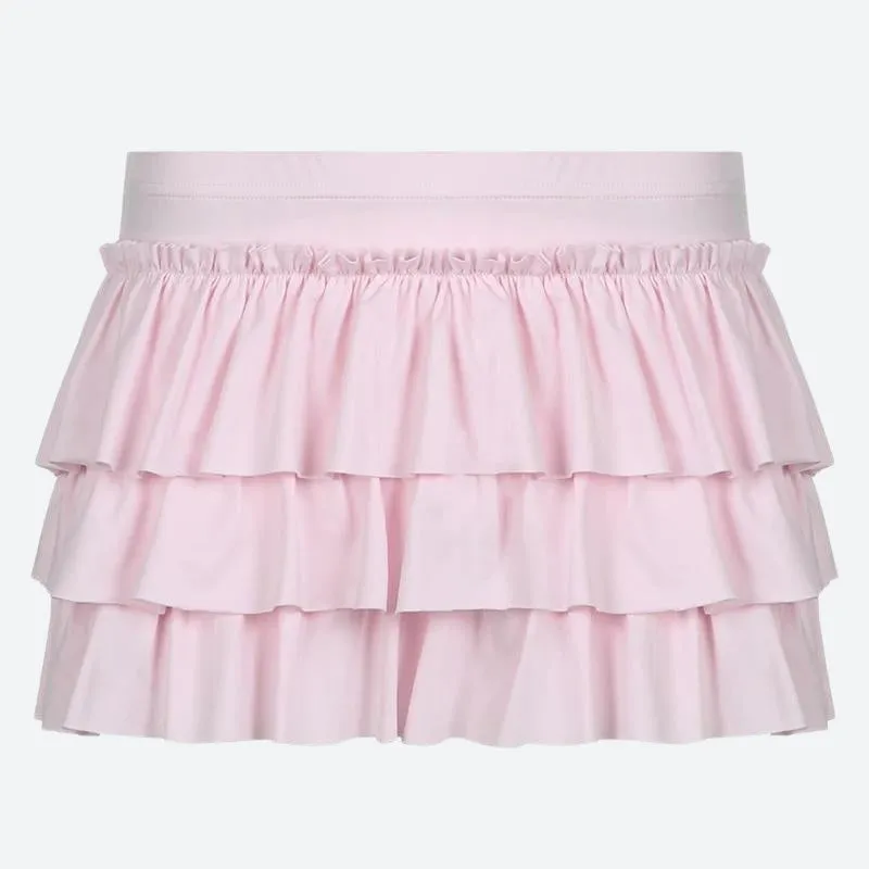 Coquette Layered Bow Mini Skort