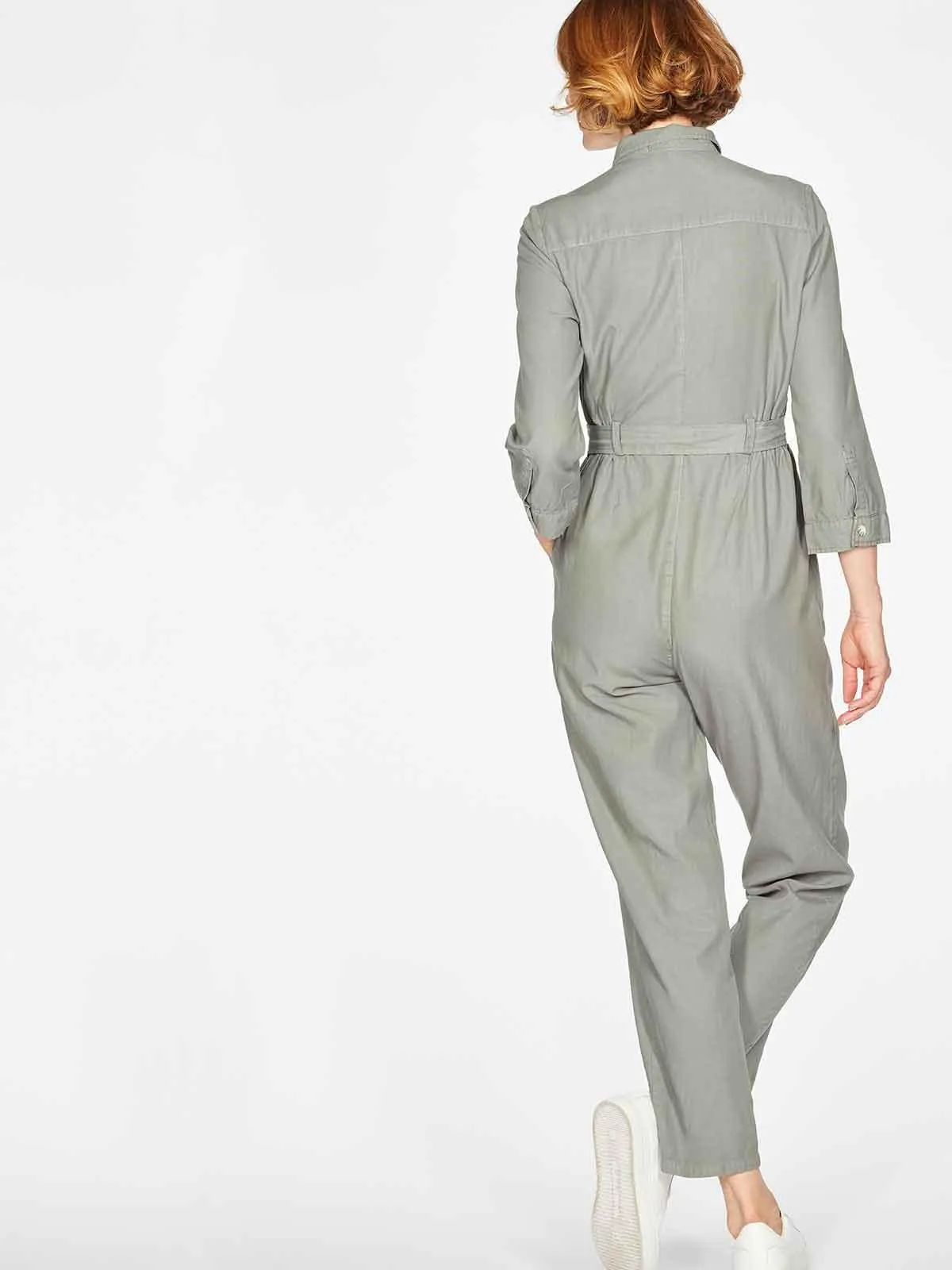 Cora Boiler Suit - Sage Green