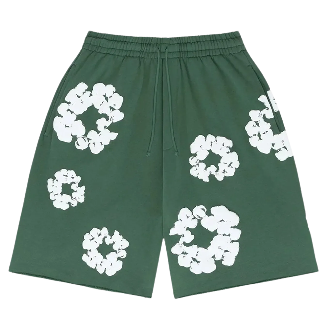 Denim Tears The Cotton Wreath Shorts 'Green'