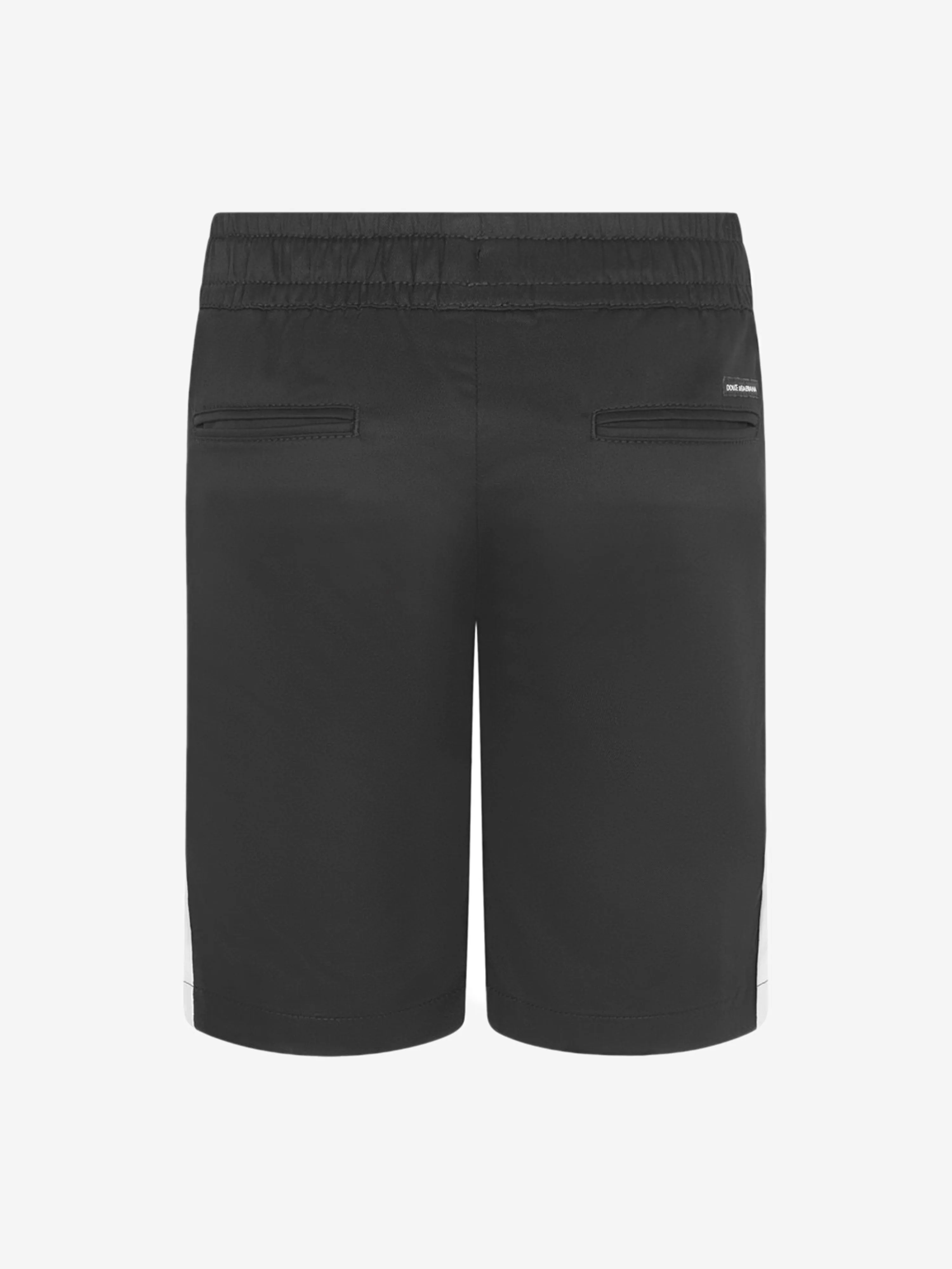 Dolce & Gabbana Boys Shorts - Black Cotton Bermuda Shorts