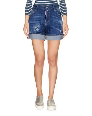 Dsquared2 Women Denim shorts Blue 10 UK