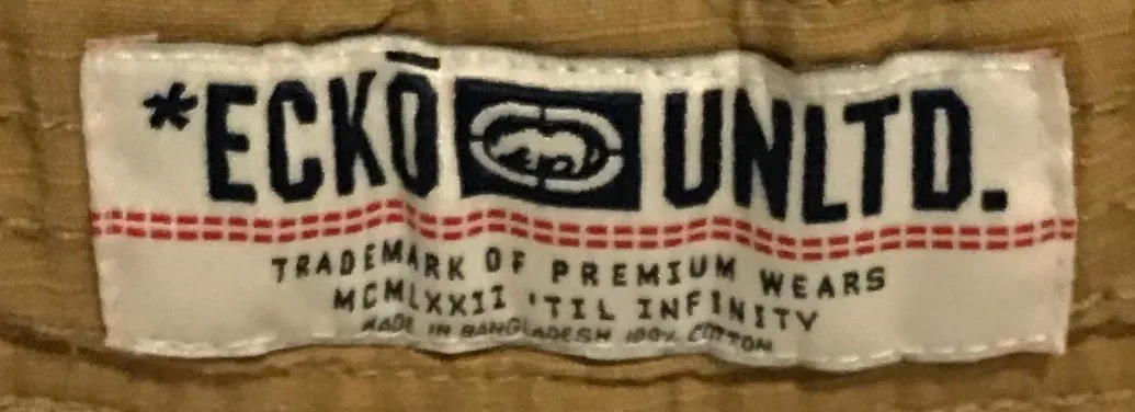 ^ECKO UNLIMITED^ (SAND) CARGO SHORTS (WAIST 32”)