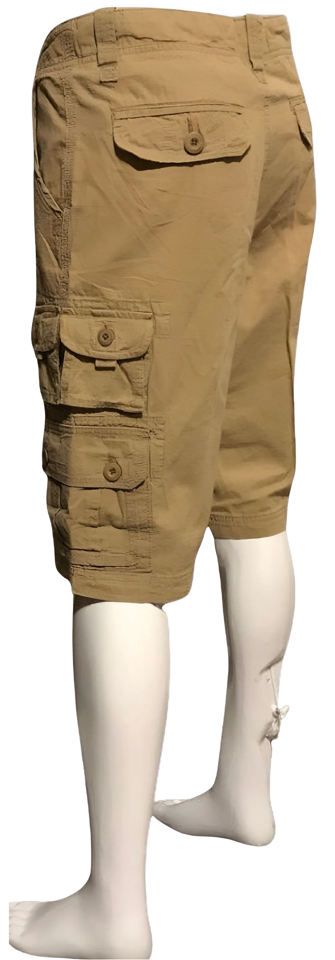 ^ECKO UNLIMITED^ (SAND) CARGO SHORTS (WAIST 32”)