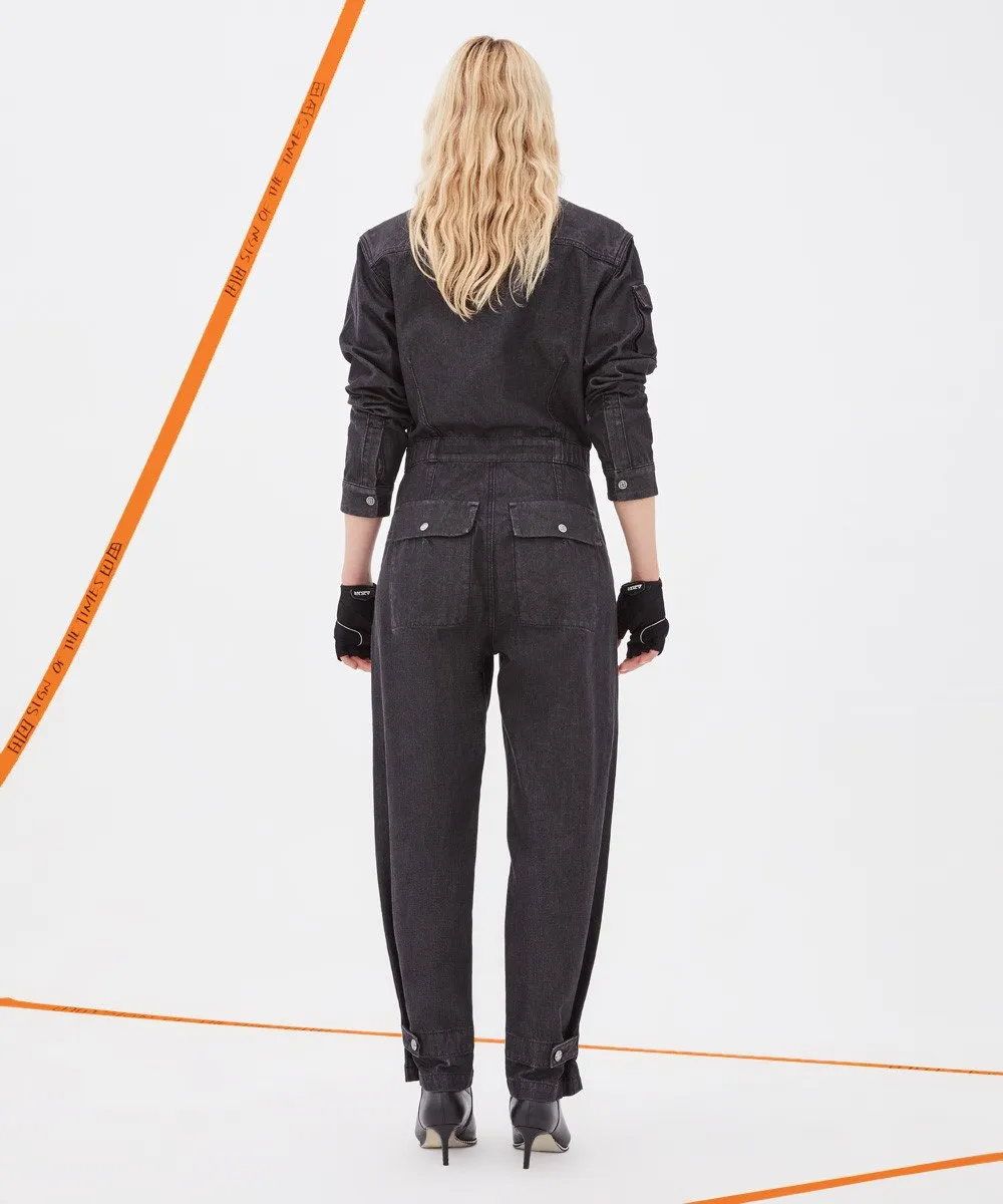 EMPIRE BOILER SUIT UNTOUCHED BLACK