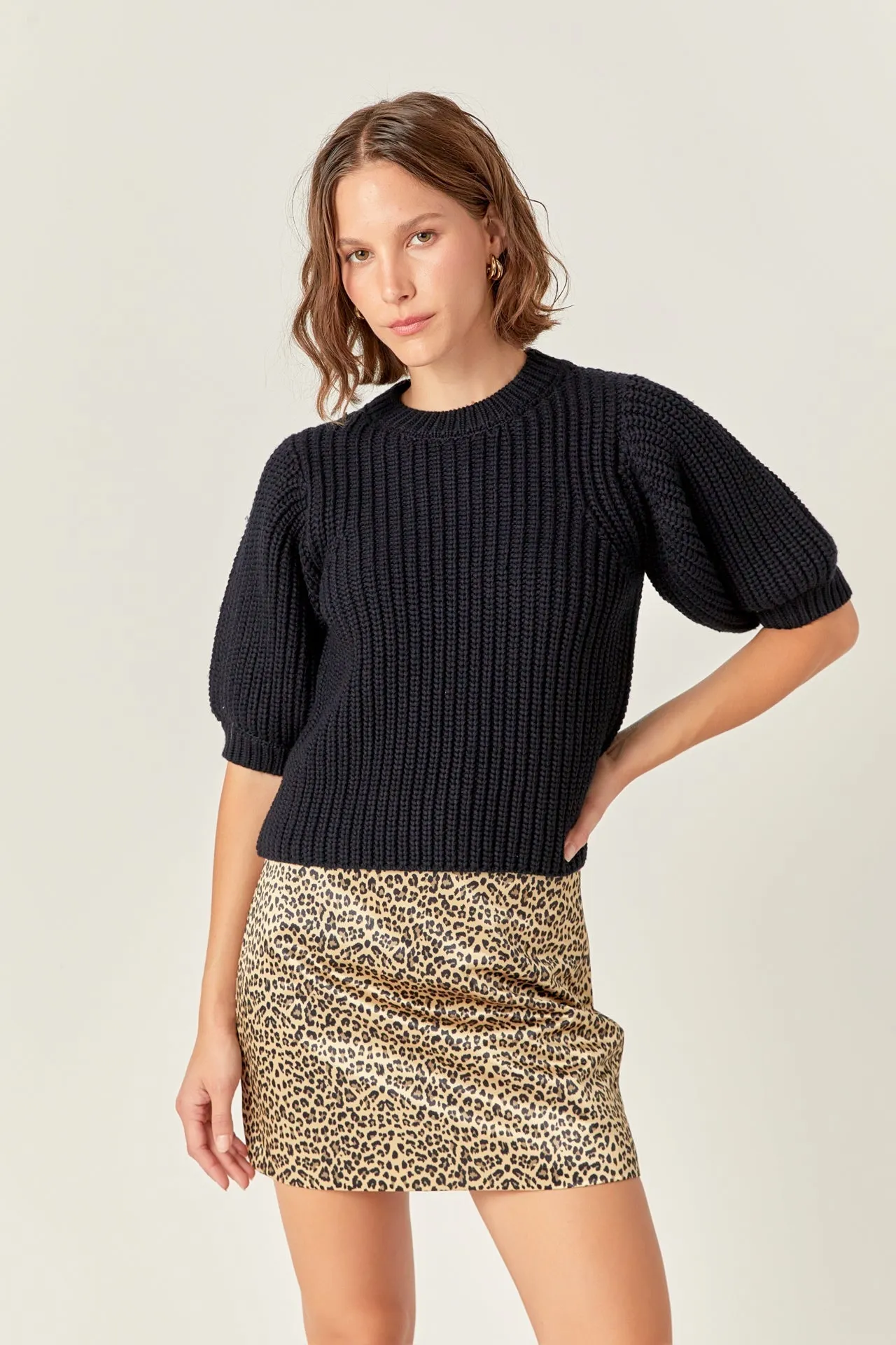 English Factory - Leopard Mini Skirt