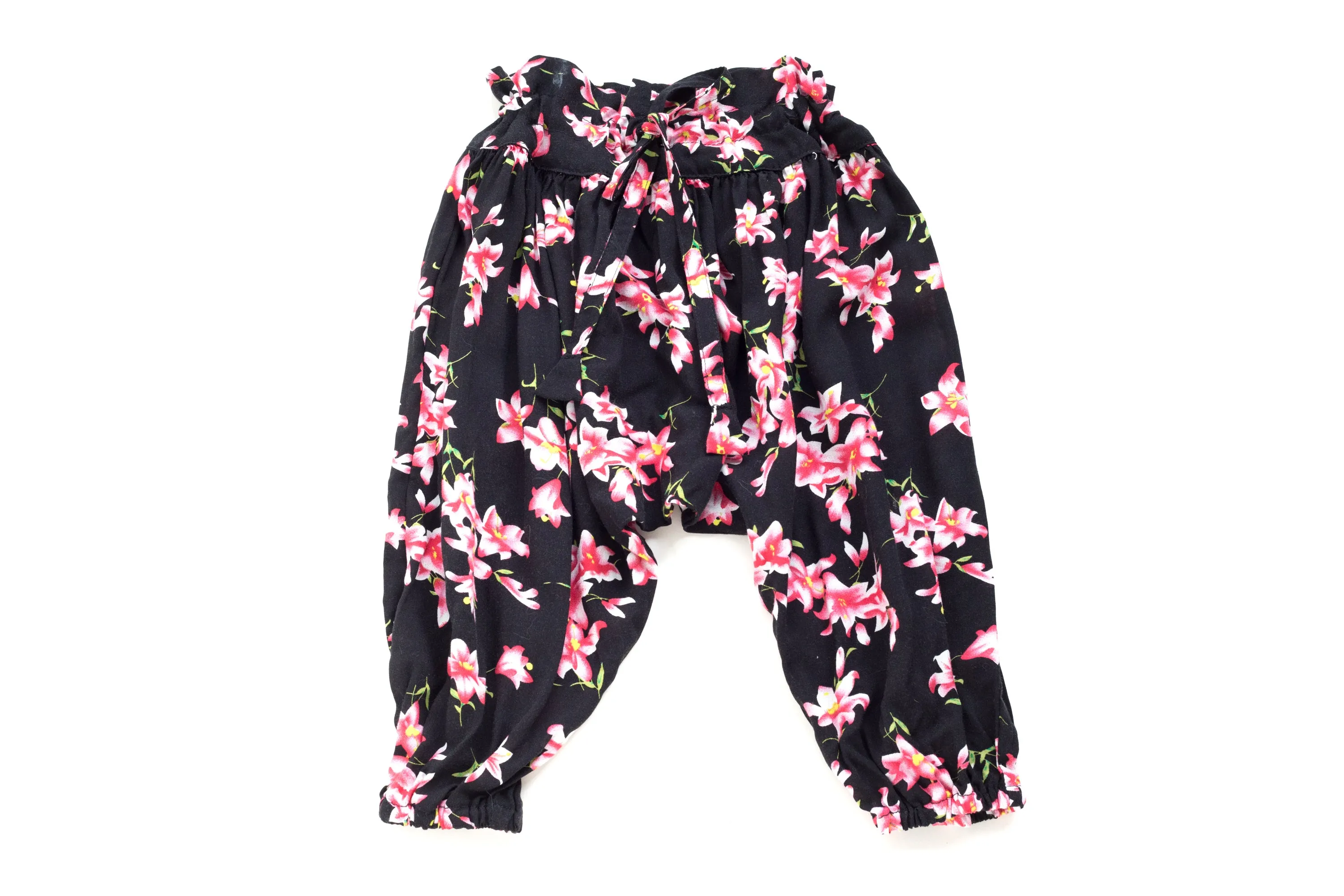 Floral Harem Pants for Babies & Girls | Pink Orchid