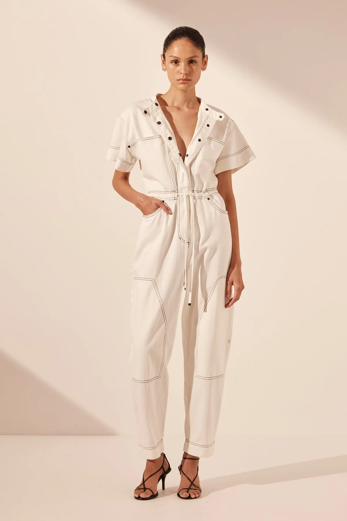 HANA SHORT SLEEVE BOILER SUIT