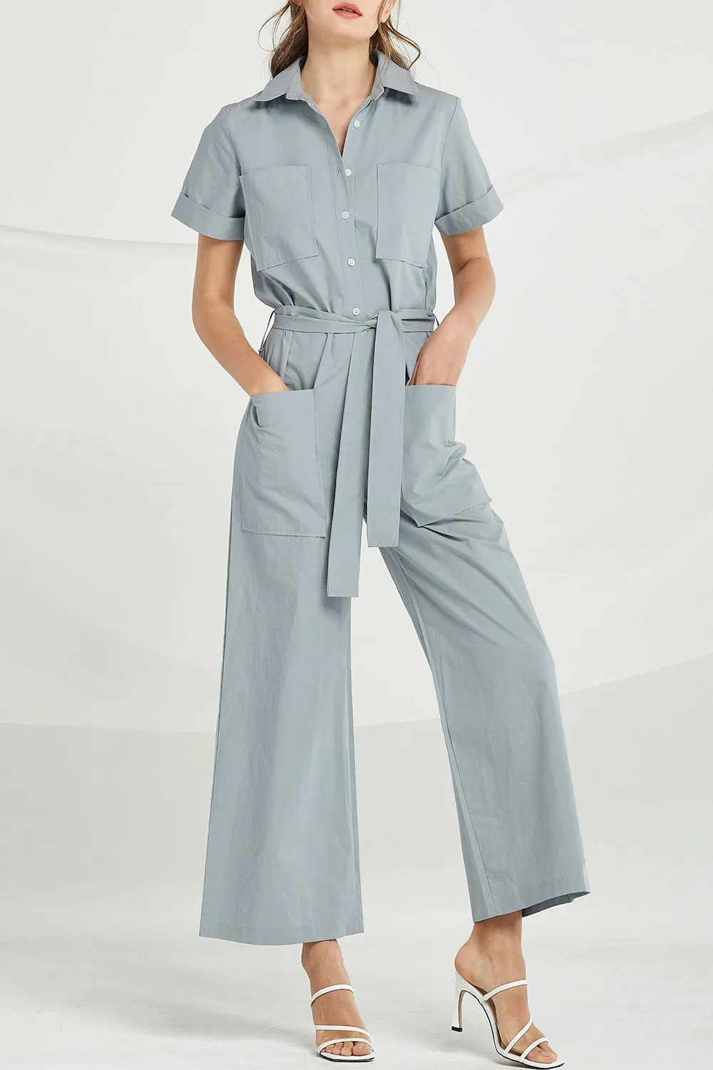 Jayla Belted Utility Jumpsuit