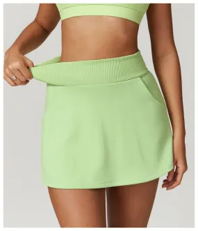 Kibra A-Line Skort with Built-In Shorts