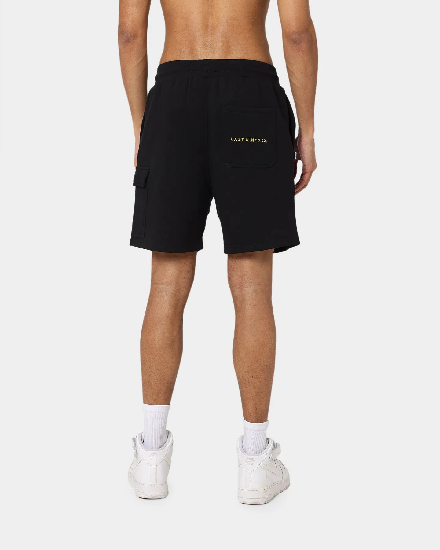 Last Kings Cargo Sweat Shorts Black