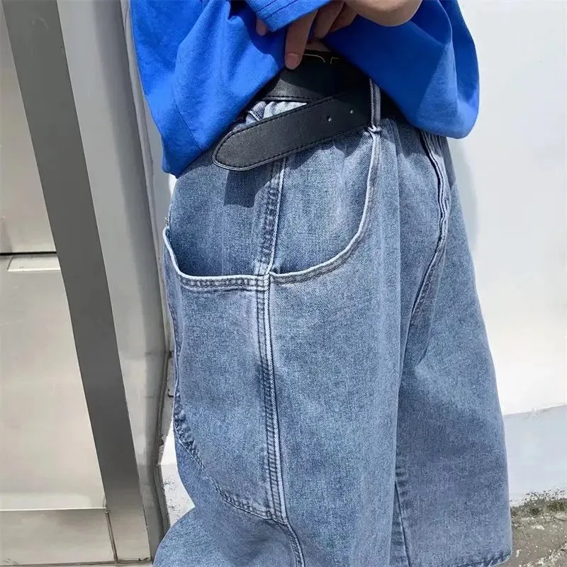 Long Length Denim Jorts