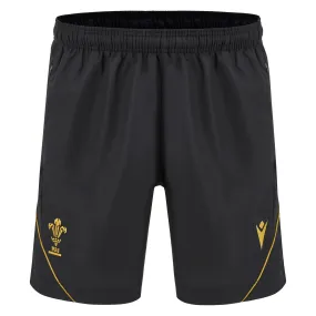 Macron Wales WRU 2024/25 Six Nations Adults Training Micro Bermuda Rugby Shorts