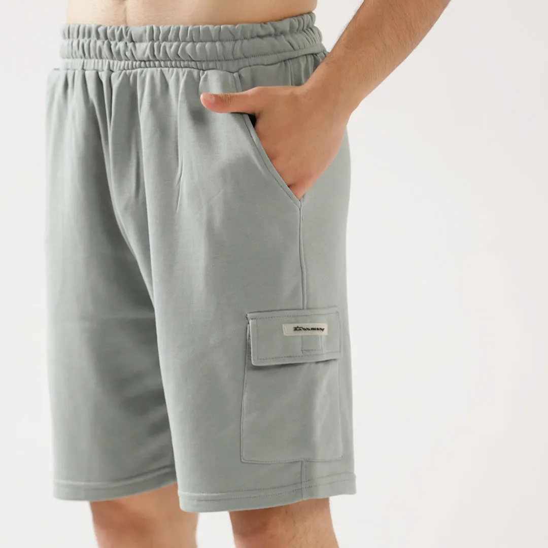 Mint Cargo Relax Fit Shorts