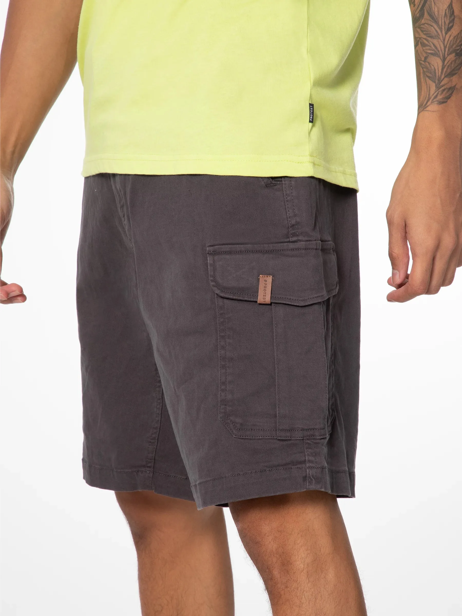 Protest PRTNYTRO Men's Cargo Shorts - Dark Grey