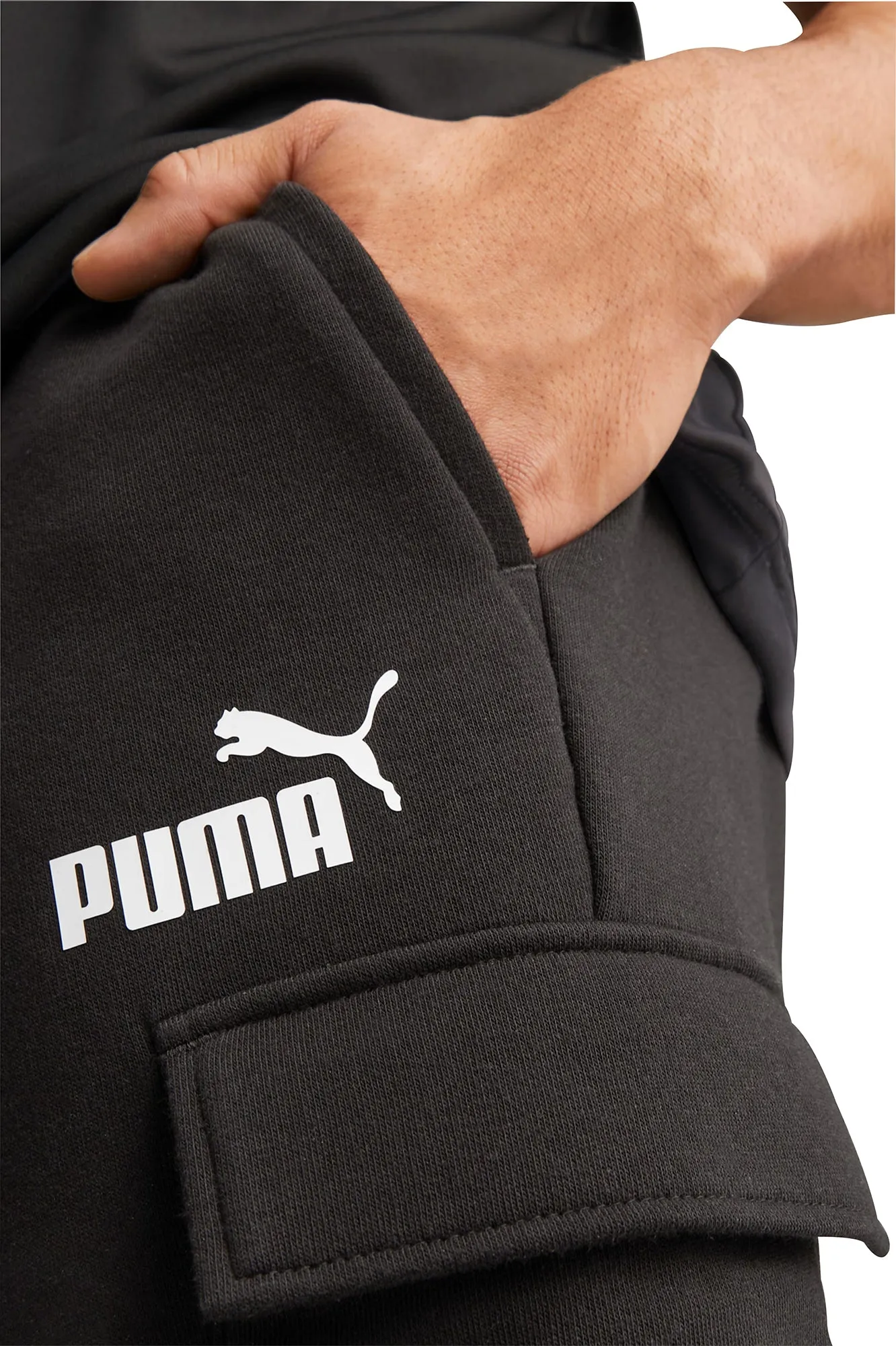 Puma Essentials Cargo Mens Shorts - Black