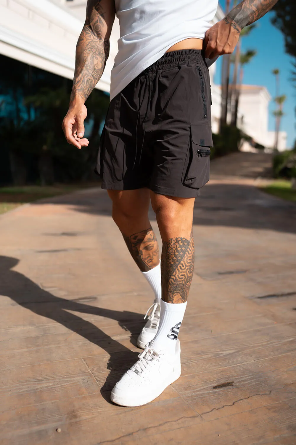 Raptor Cargo Shorts - Charcoal