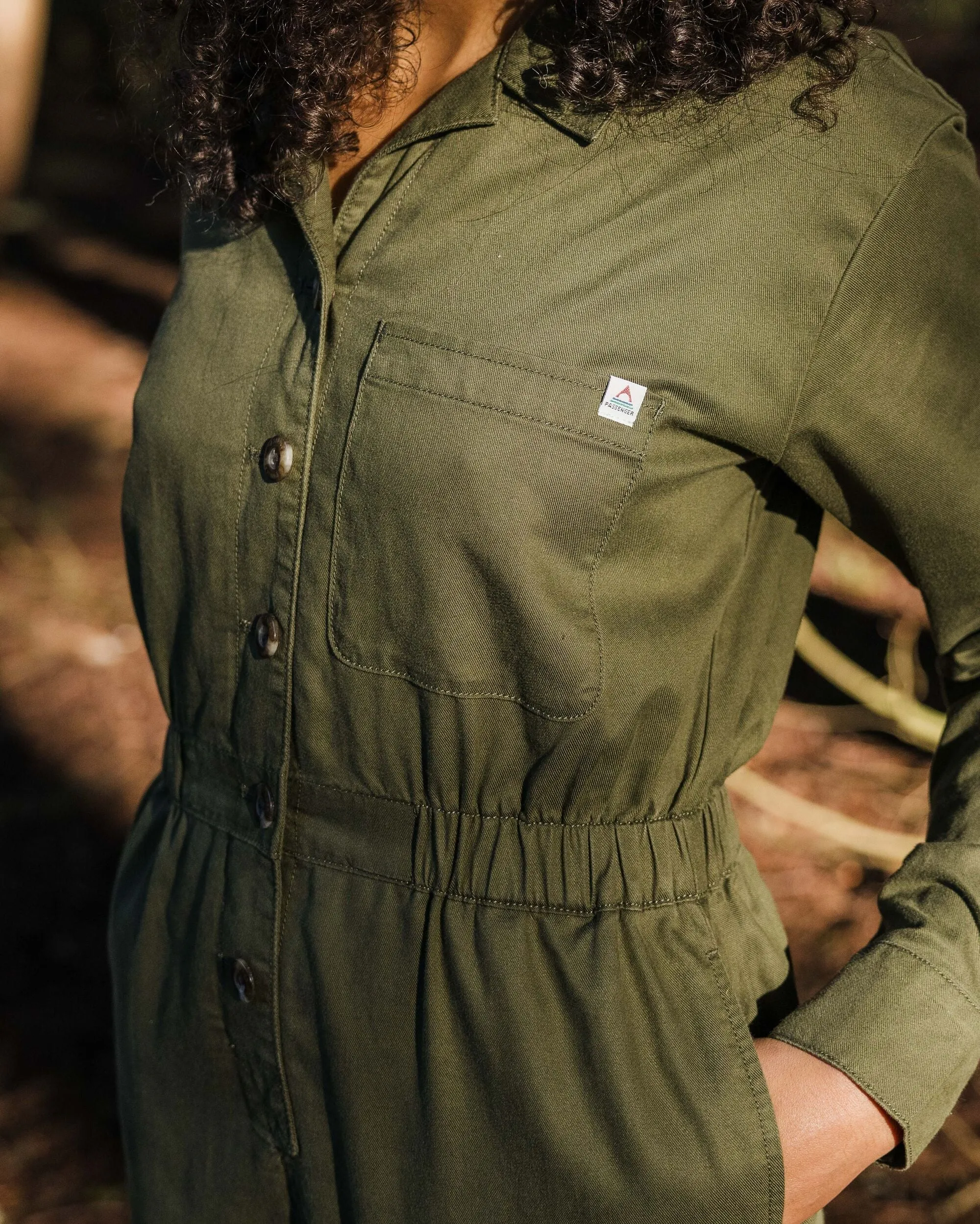 Resonate Boiler Suit - Khaki