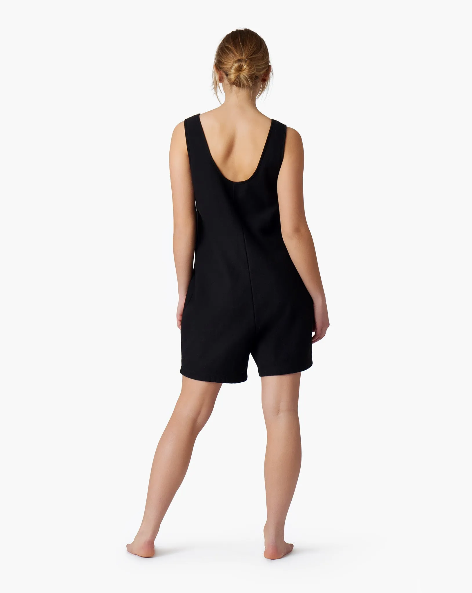 Short Playsuit - Black