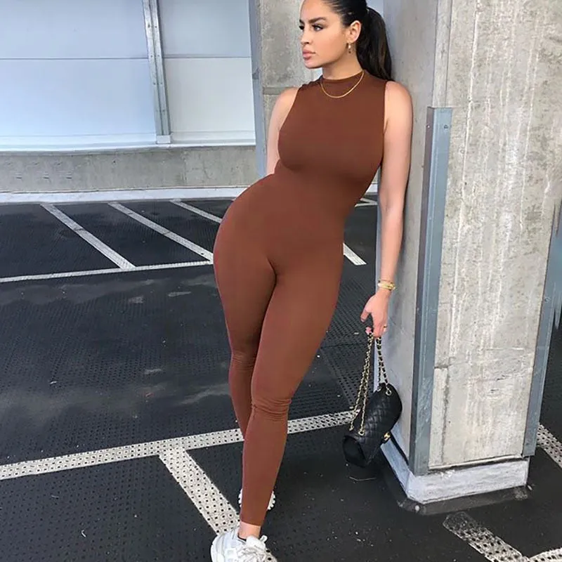 Stylish Hot Girls' Long Sleeve Jumpsuit For Fitness