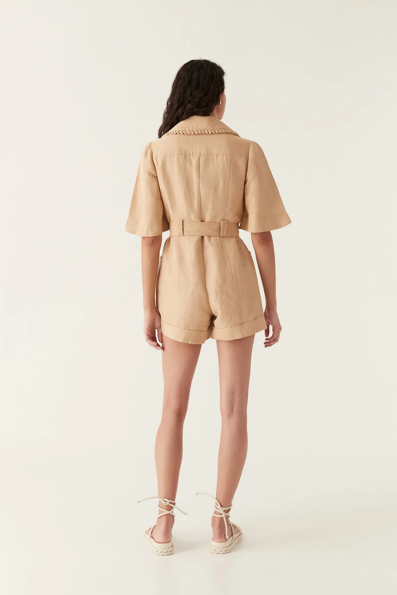 Tactile Whipstitch Playsuit