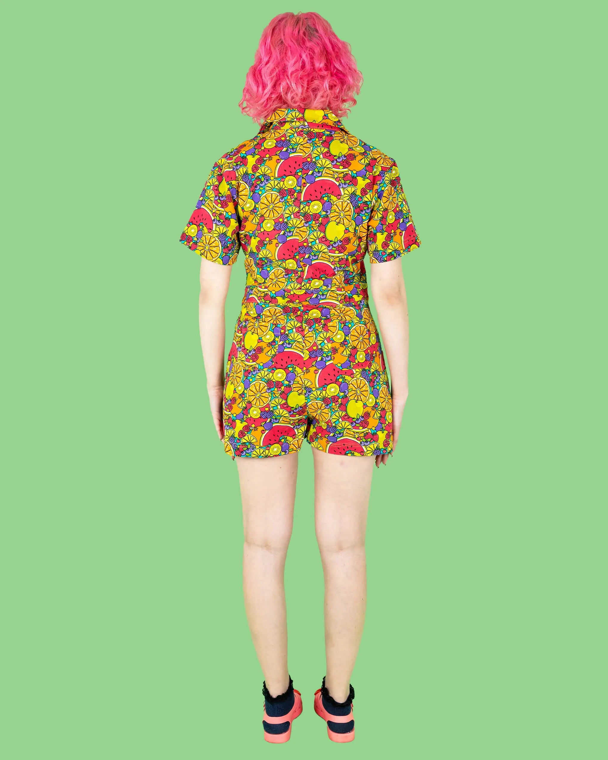 Tutti Frutti Stretch Twill Playsuit