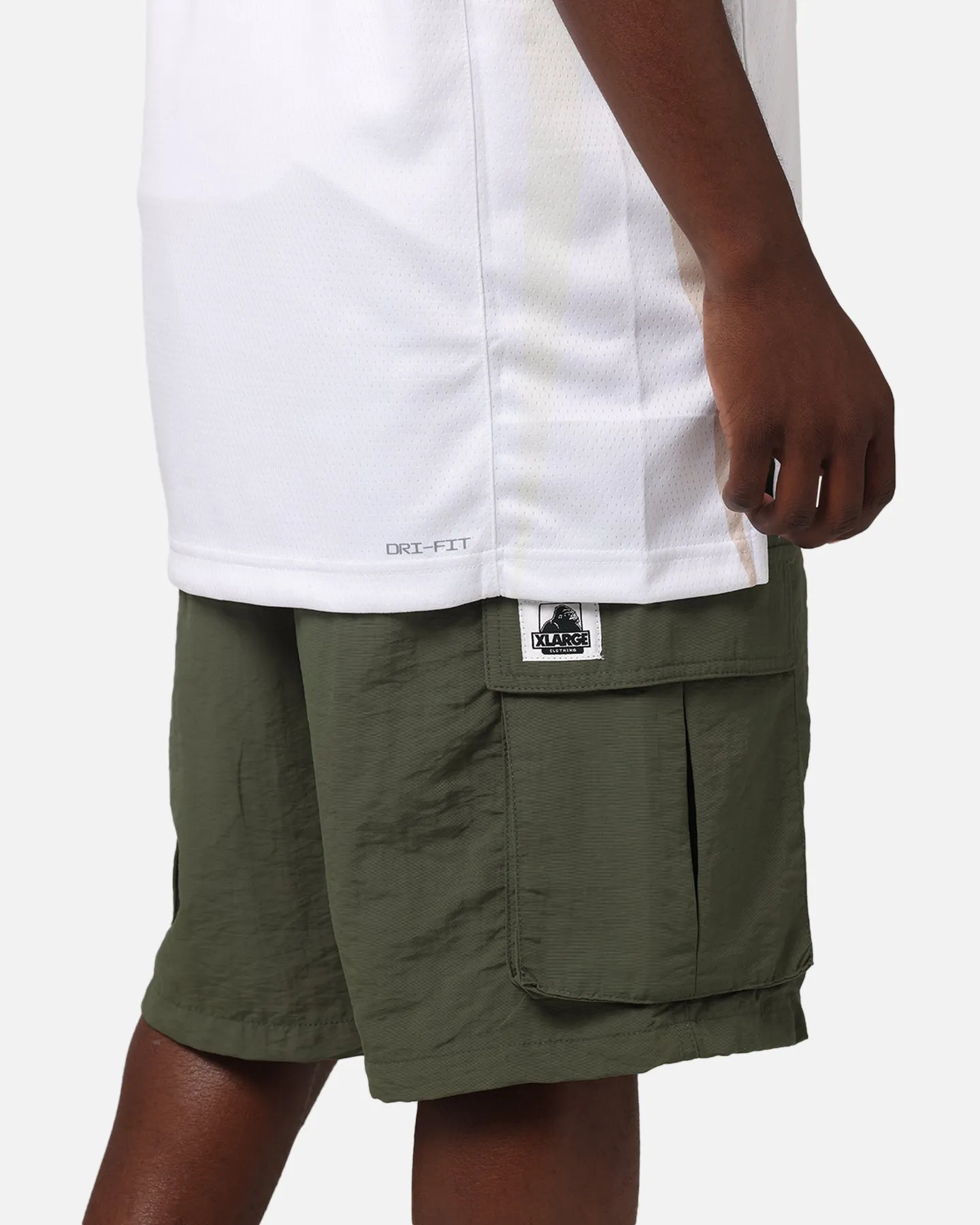 X-Large 91 Nylon Cargo Shorts Military