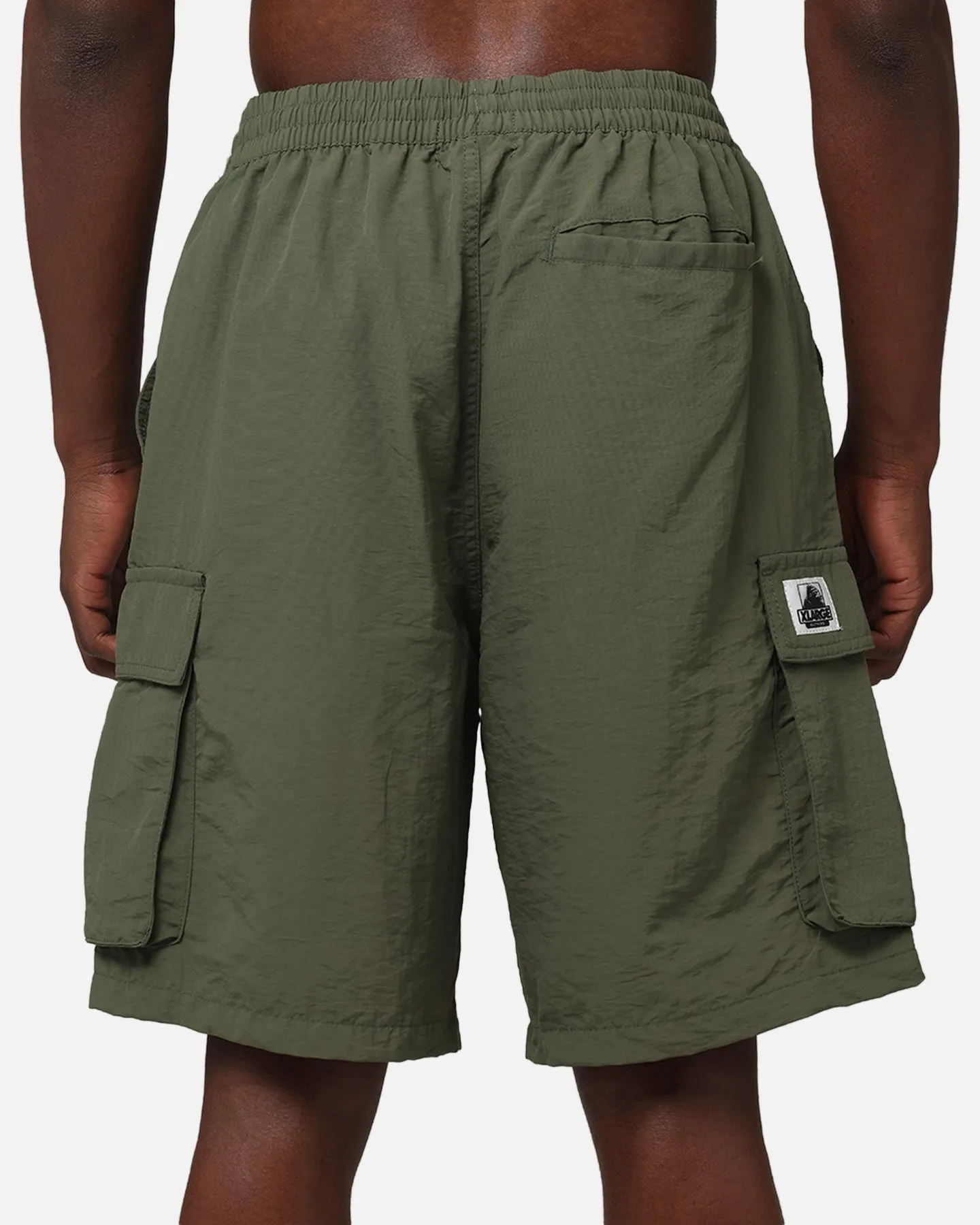 X-Large 91 Nylon Cargo Shorts Military