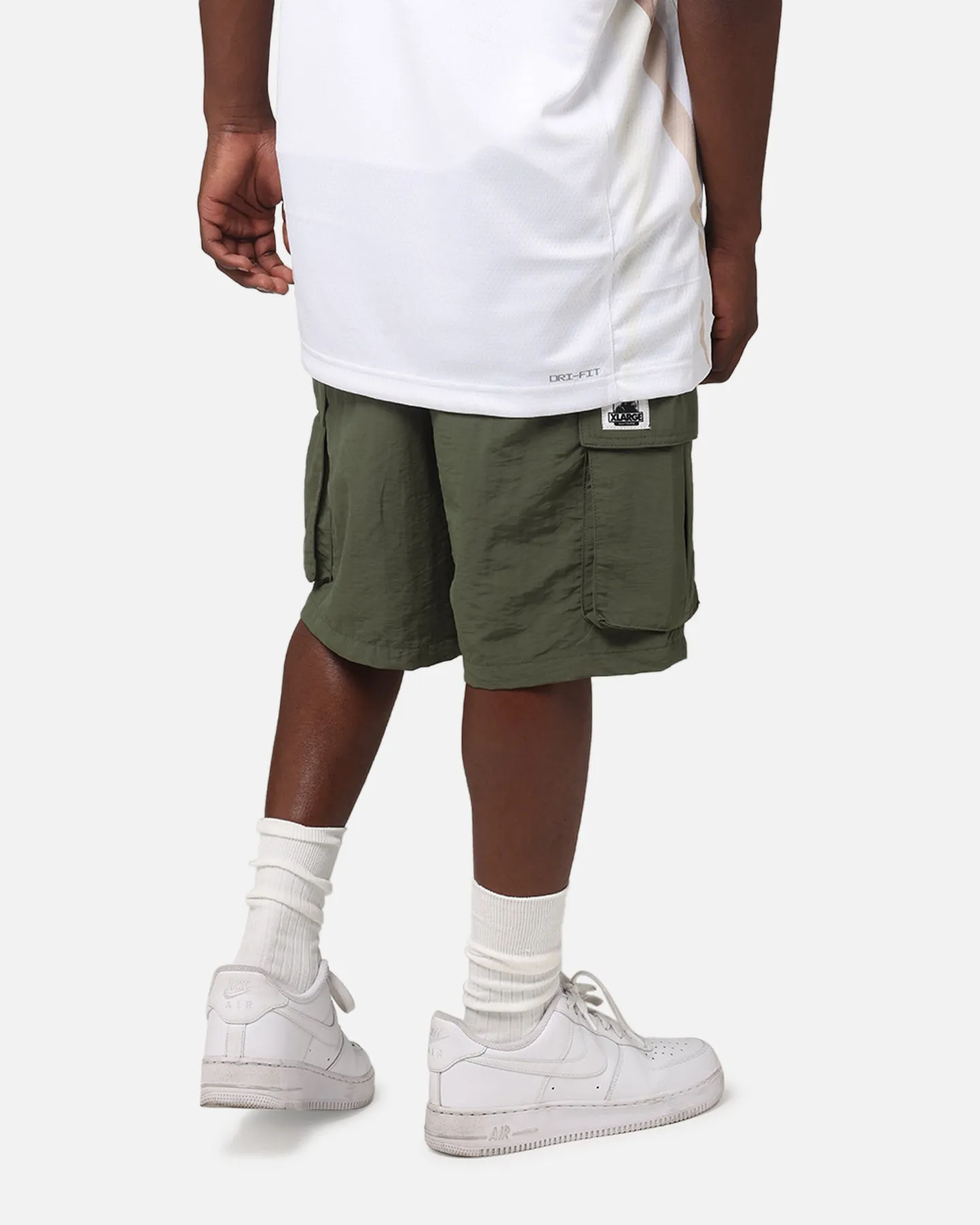 X-Large 91 Nylon Cargo Shorts Military